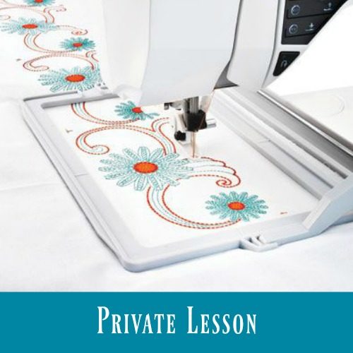 Private Lesson: Machine Embroidery