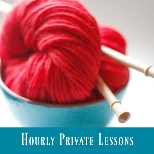 Private Lesson: Hourly Knitting or Crochet Lessons