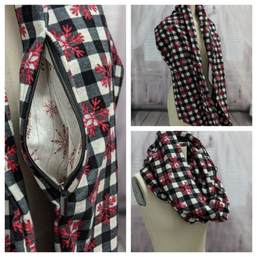 Sewing 102: Infinity Scarf with Pocket
