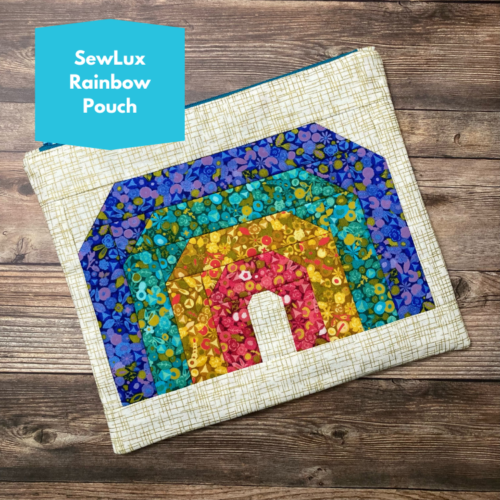 Pouch of the Month SewLux Rainbow Pouch