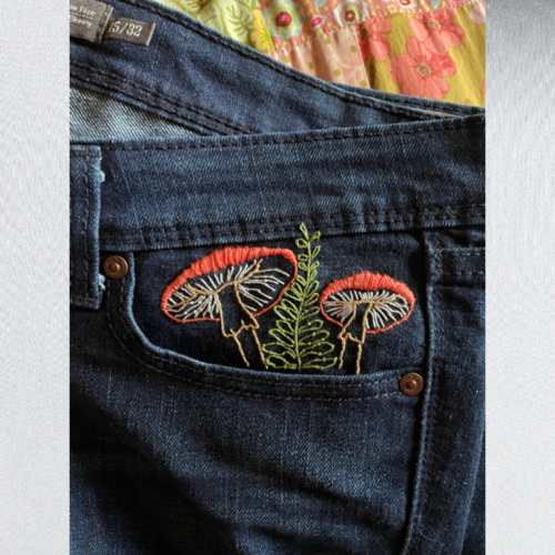 Summer Teen Embroidery Series Denim