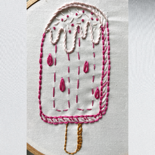 Summer Teen Embroidery Series Popsicle Sampler