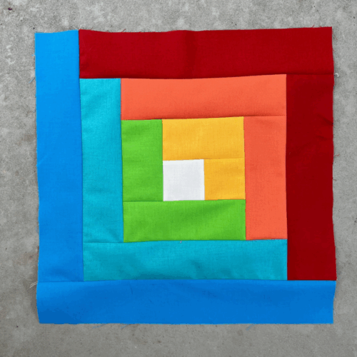 Quilting 103 Log Cabin Quilt