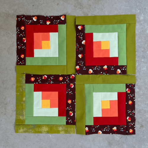 Quilting 103 Log Cabin Quilt