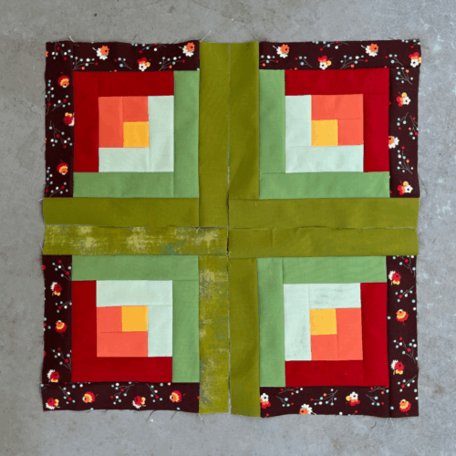 Quilting 103 Log Cabin Quilt